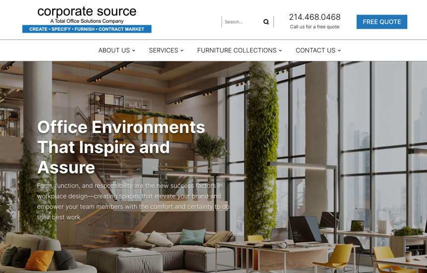 Corporate Source site
